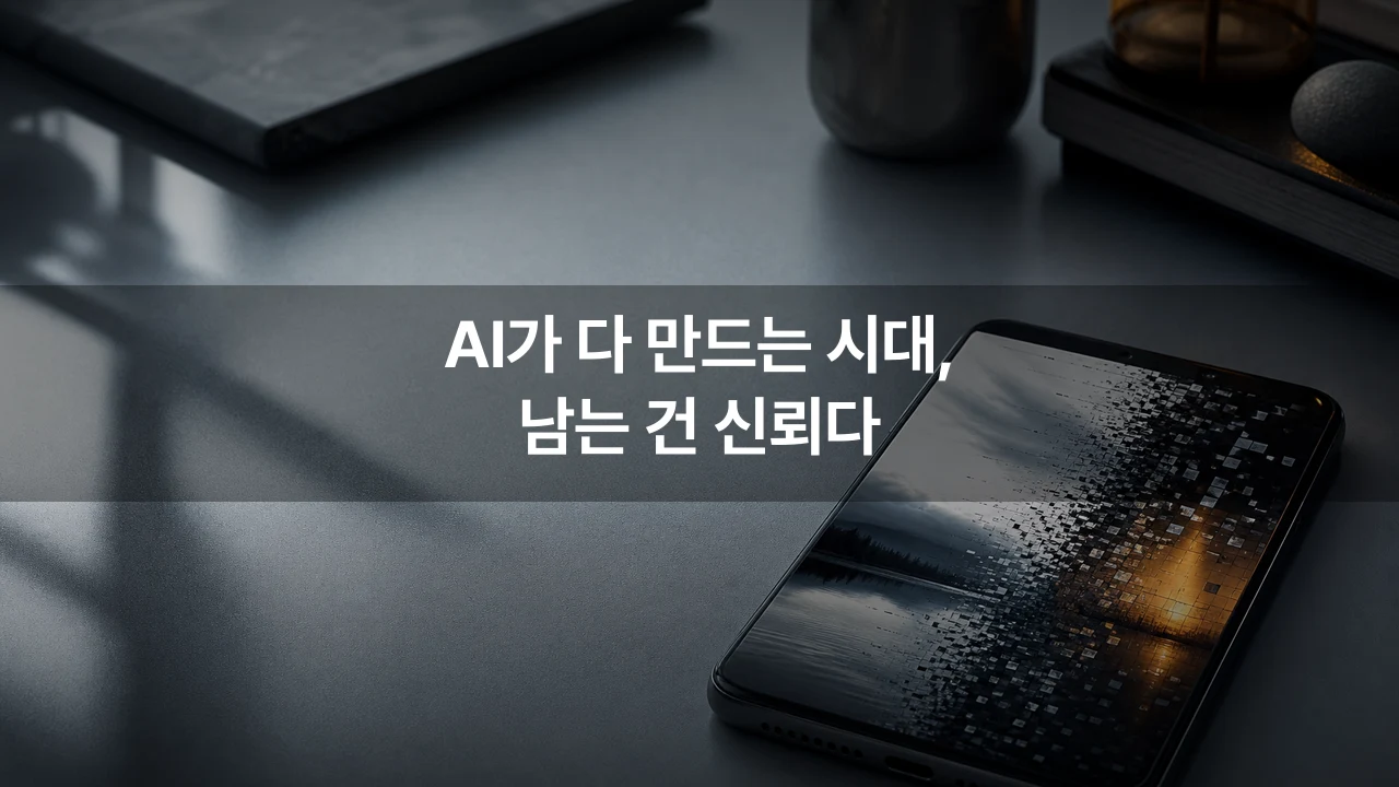 AI가 영상을 찍어주는 2026년, 브랜드 영상의 승부처는 신뢰로 옮겨갔다