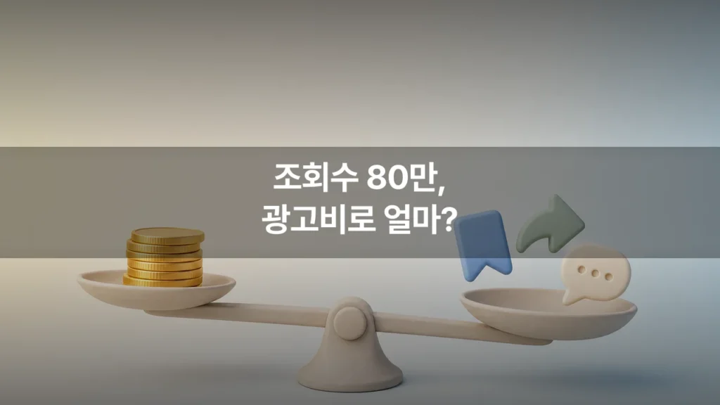 숏폼 조회수를 광고비로 환산하는 법 — 도달·저장·공유에 무게 매기기