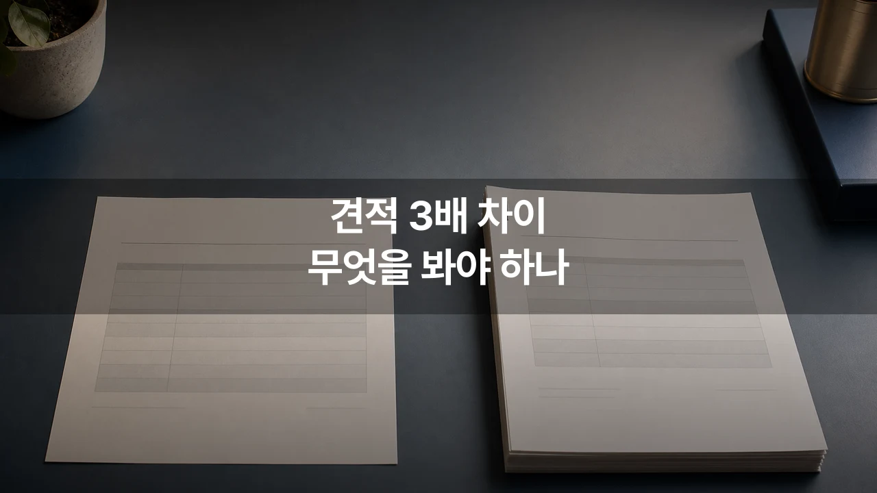 영상 제작 견적이 회사마다 3배씩 차이 나는 이유와 봐야 할 다섯 가지