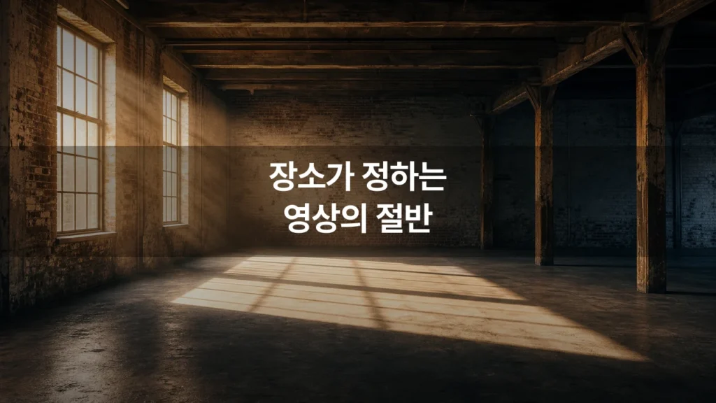 촬영 장소가 영상 톤의 절반을 정한다, 로케이션을 확정하기 전 확인할 여섯 가지