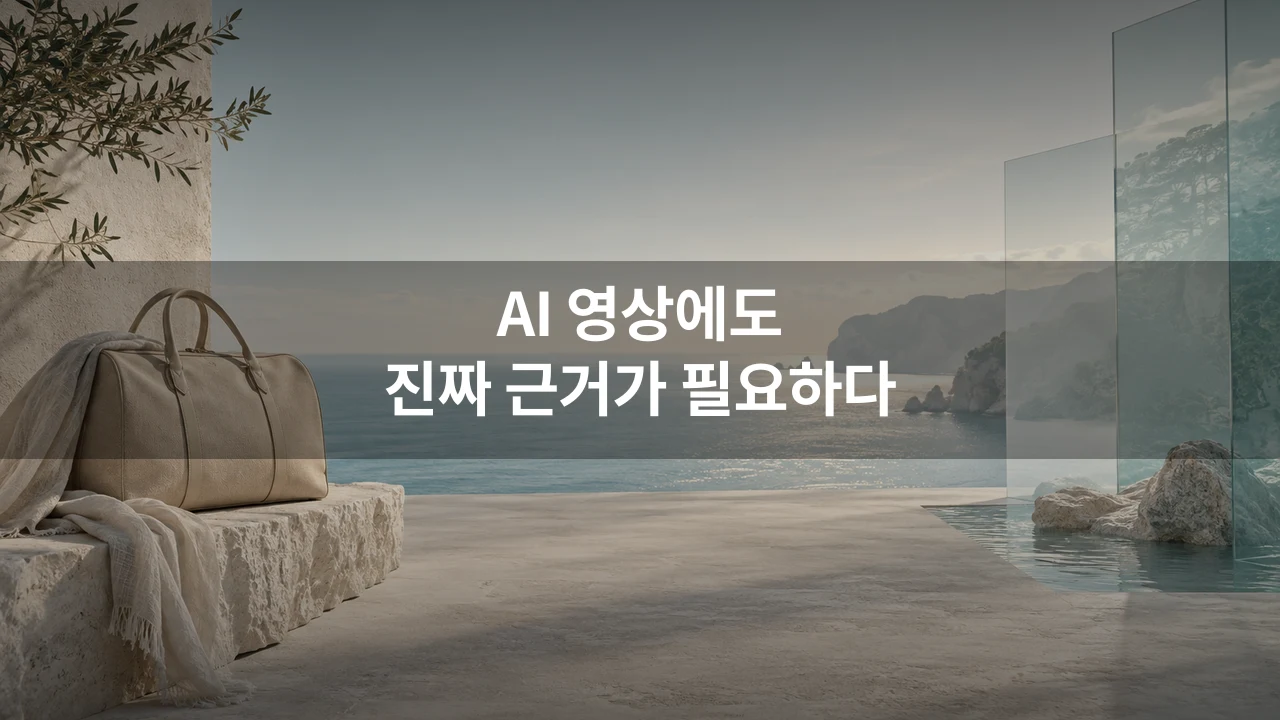 AI 광고 영상과 크리에이터 협업, 브랜드가 촬영 현장에 남겨야 할 신뢰의 기준