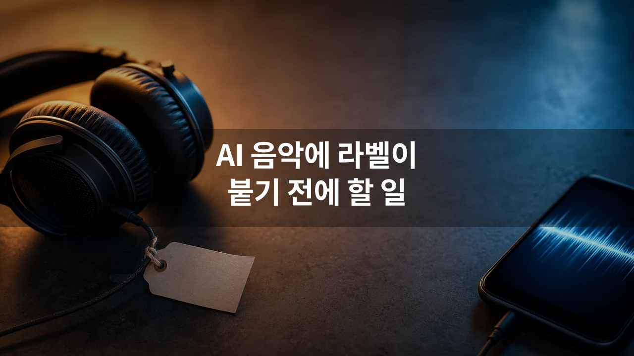 유튜브 AI 음악 라벨, 브랜드 영상 담당자가 음원 출처를 기록하는 법